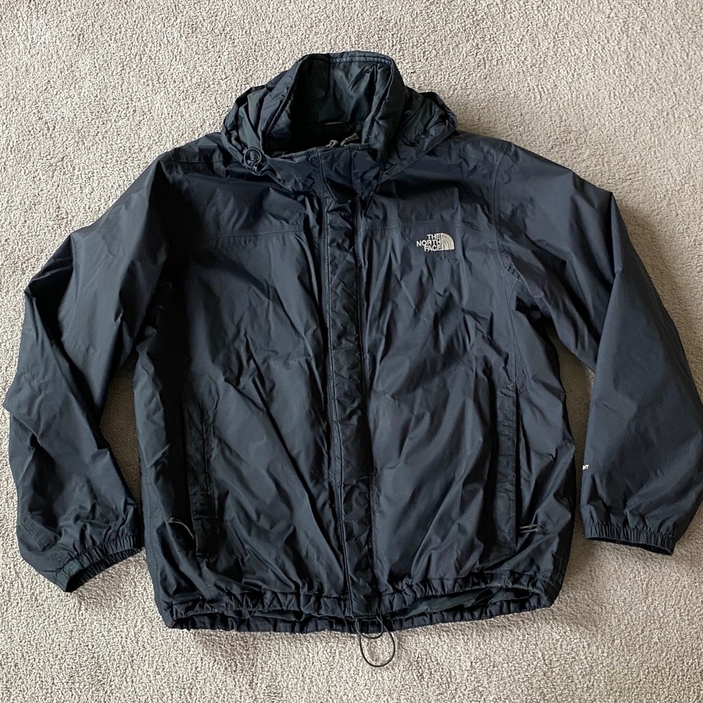 The North Face Men's Dark Gray Windbreaker. Size xl in excellent condition